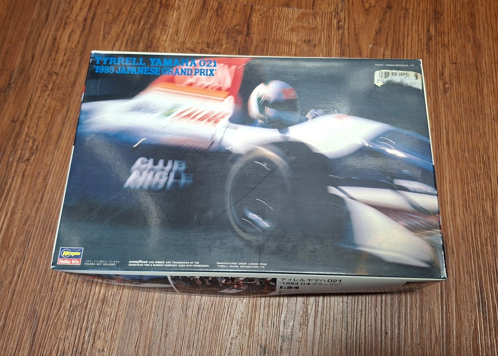 1/24 Bouwdoos Hasegawa Tyrrell Yamaha 021 1993 japanse F1, Ophalen of Verzenden, Groter dan 1:32, Auto, Overige merken