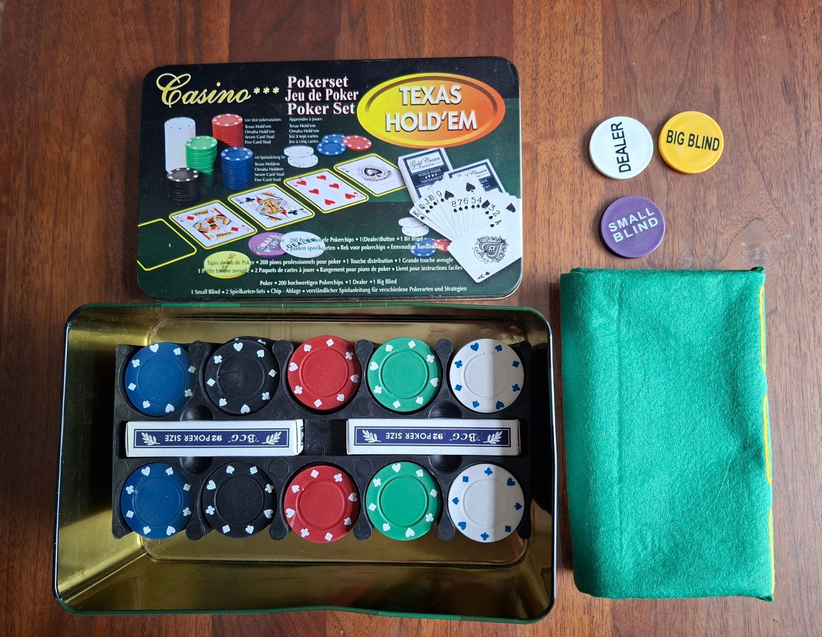 Pokerset compleet ZGAN, Ophalen of Verzenden, Zo goed als nieuw