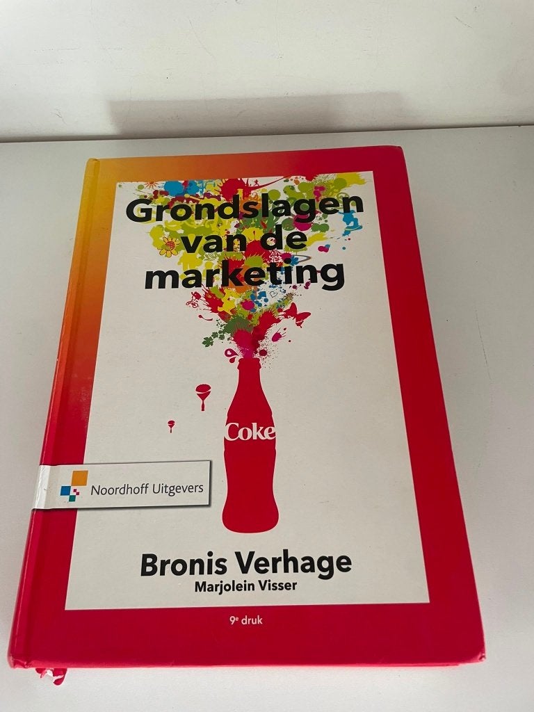 Grondslagen van de marketing, Boeken, Studieboeken en Cursussen, Ophalen of Verzenden, Gelezen, HBO