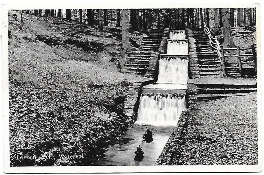 Loenen Waterval Oude Ongelopen Ansichtkaart ( B511), Ophalen of Verzenden, 1960 tot 1980, Ongelopen, Utrecht