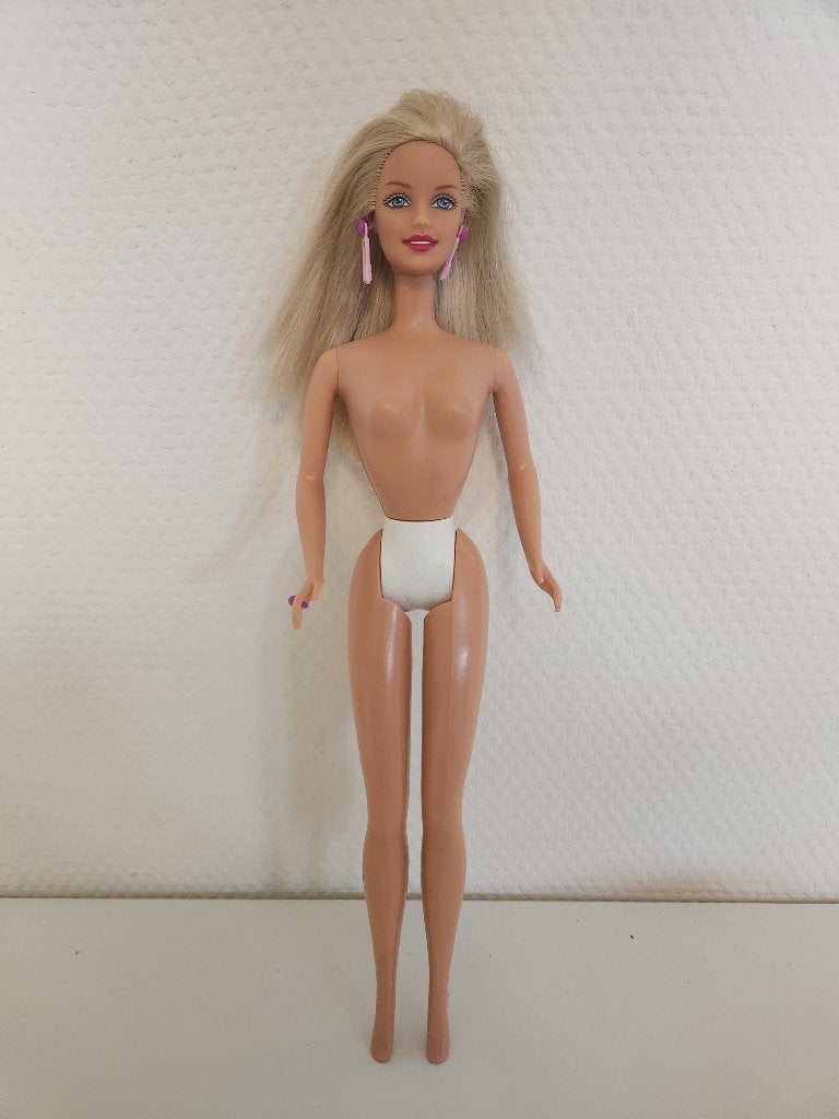Barbie uit 1966 met juwelen - Mattel, Verzamelen, Poppen, Ophalen of Verzenden, Gebruikt, Pop