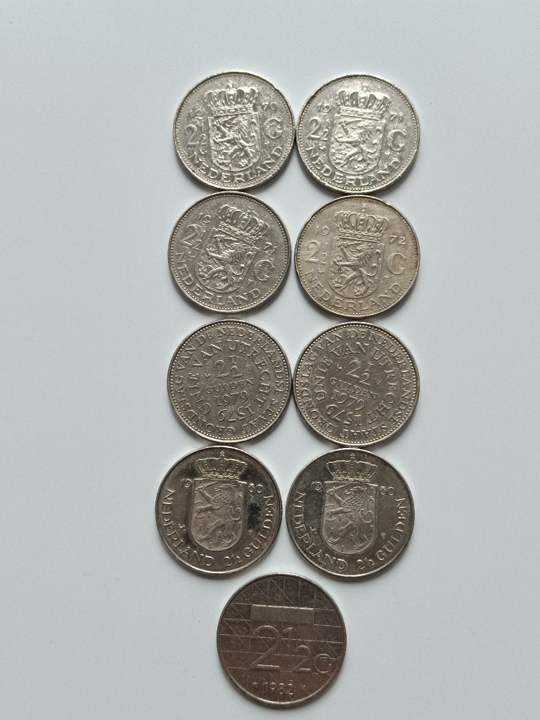 Rijksdaalders diverse jaartallen, Ophalen of Verzenden, Koningin Juliana, 2½ gulden, Losse munt