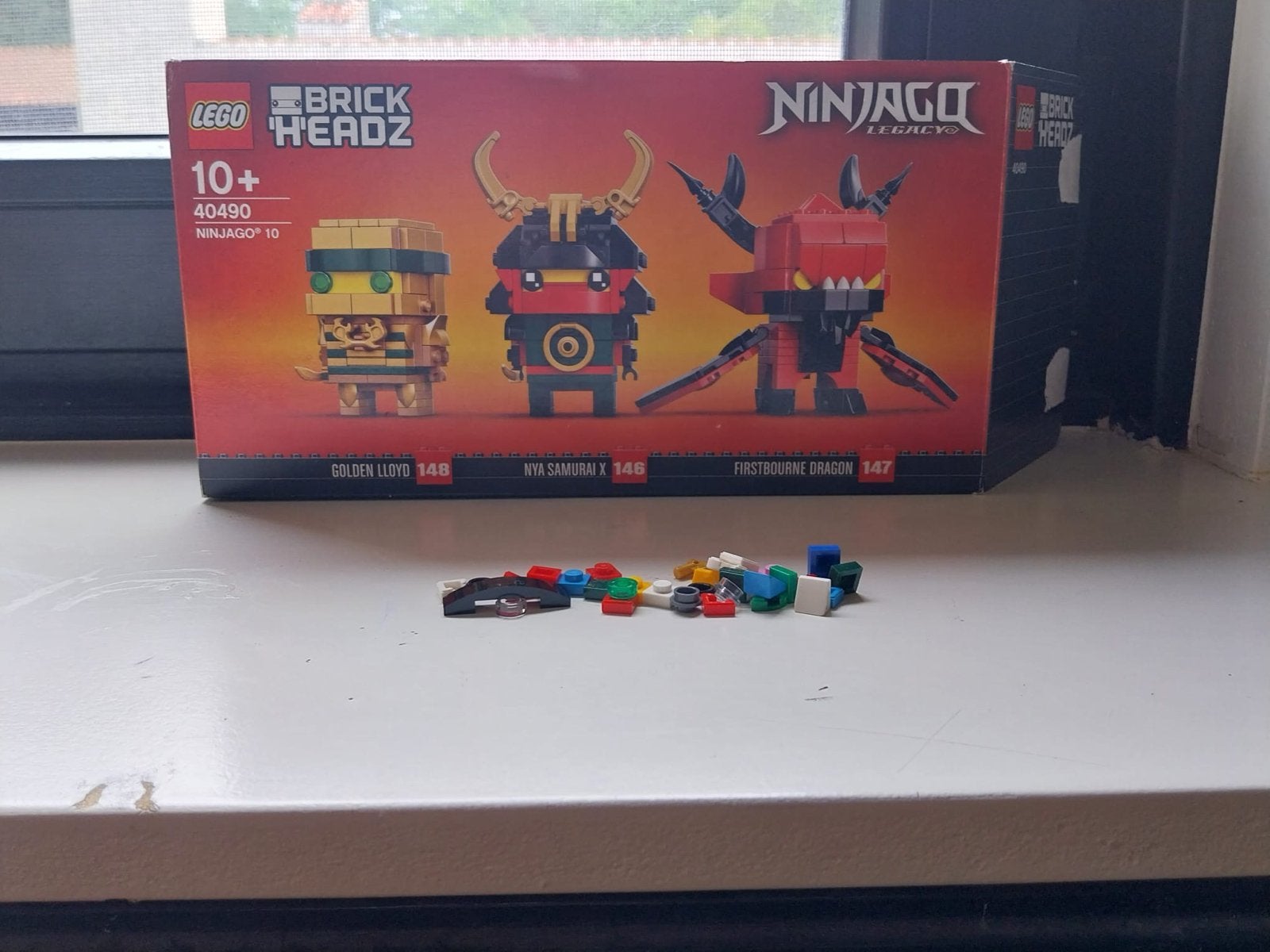 Lego BrickHeadz Ninjago 40490 - Zo goed als nieuw, Lego, Ophalen of Verzenden, Zo goed als nieuw, Compleet