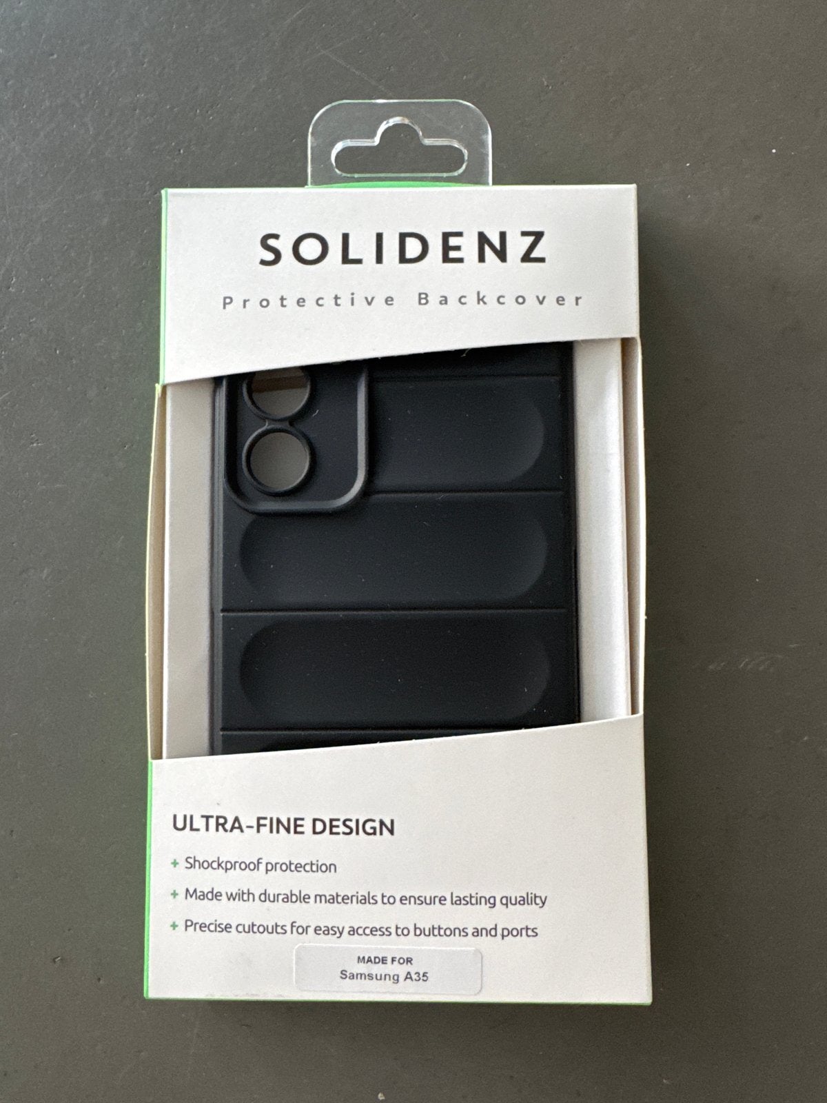 Solidenz Protective Backcover voor Samsung A35, Ophalen of Verzenden, Nieuw, Overige modellen, Hoesje of Tasje