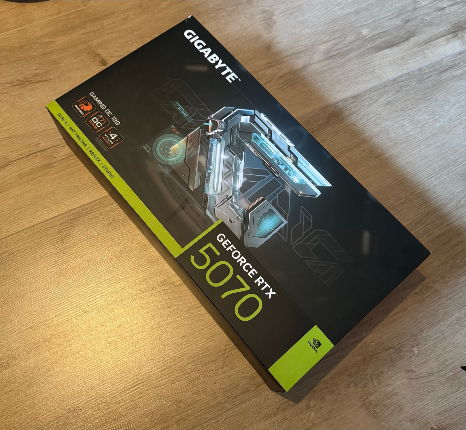 Gigabyte GeForce RTX 5070 Gaming OC 12G Grafische Kaart, HDMI, GDDR6, Nieuw, Ophalen of Verzenden