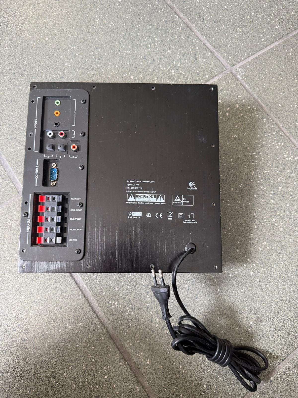 Functional complete electronics for Logitech z906, Ophalen, Zo goed als nieuw, 120 watt of meer, Overige merken