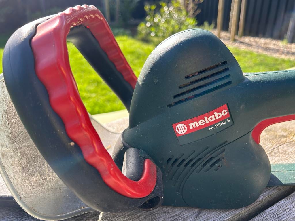 Metabo HS 8345 S Elektrische Heggenschaar, Tuin en Terras, Heggenscharen, Gebruikt, Elektrisch, Ophalen