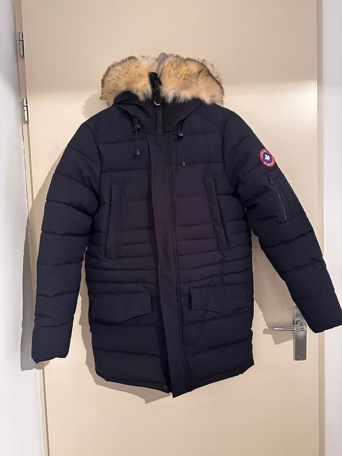 Winterjas Heren Paragoos, Ophalen, Nieuw, Maat 46 (S) of kleiner, Blauw