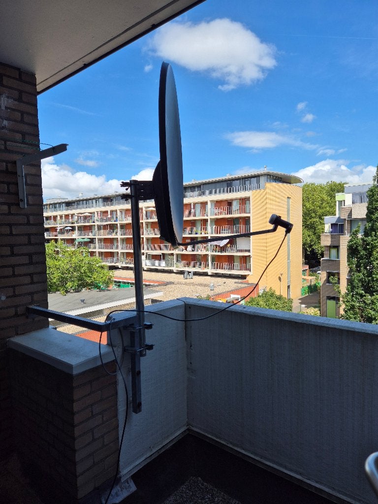Satalliet/Schotelantenne, Ophalen, Gebruikt