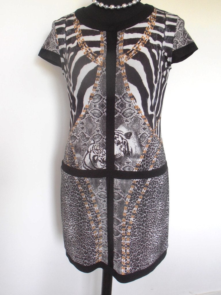 Etoile du Monde - prachtige jurk korte mouw - 42, Kleding | Dames, Jurken, Etoile du Monde, Maat 42/44 (L), Zo goed als nieuw