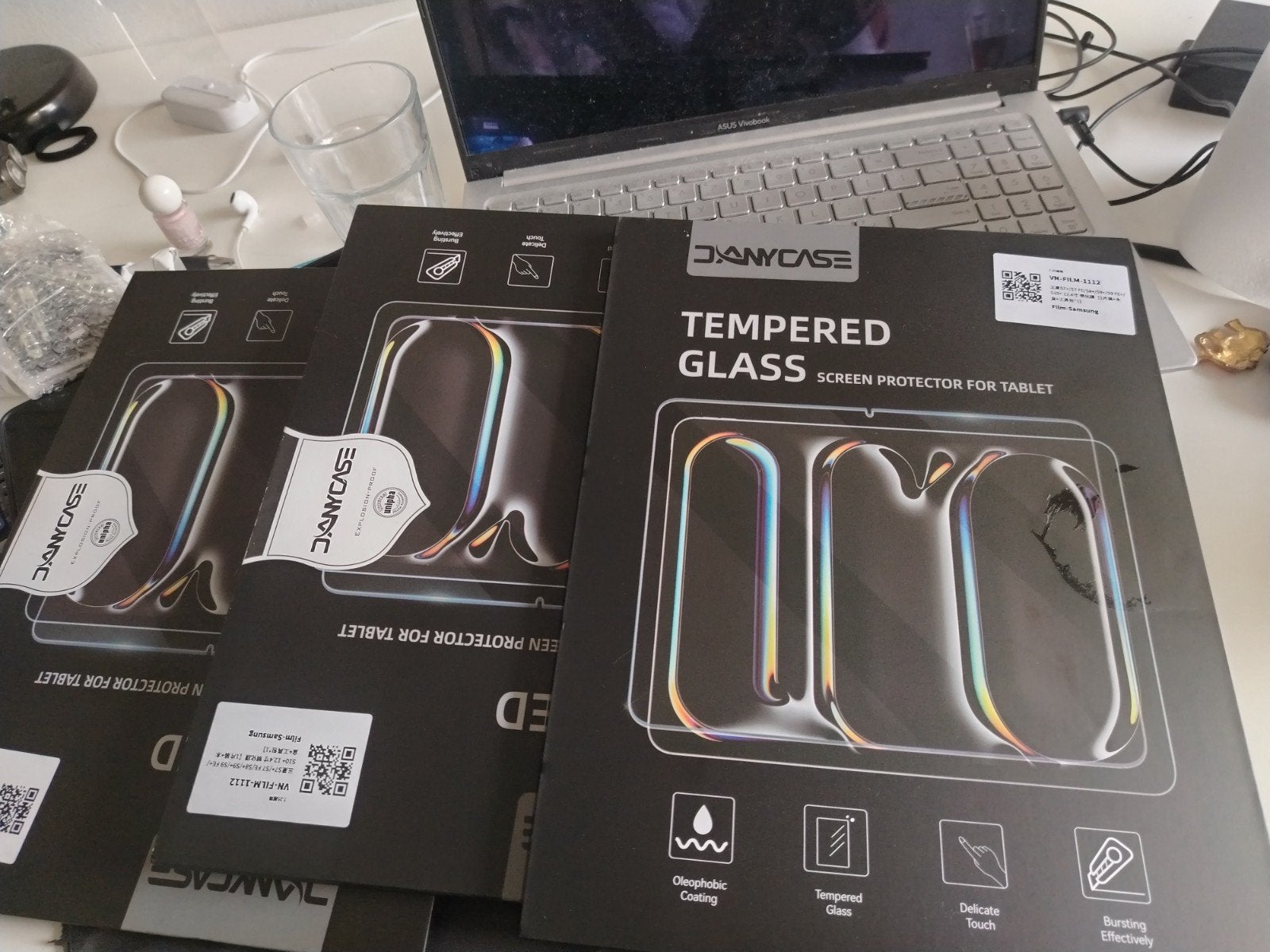 Screenprotector (film) voor Samsung Galaxy Tab 12.4 inch, Nieuw, Ophalen of Verzenden, Samsung, Galaxy Tab S7, S8, F9 Fe+, S10