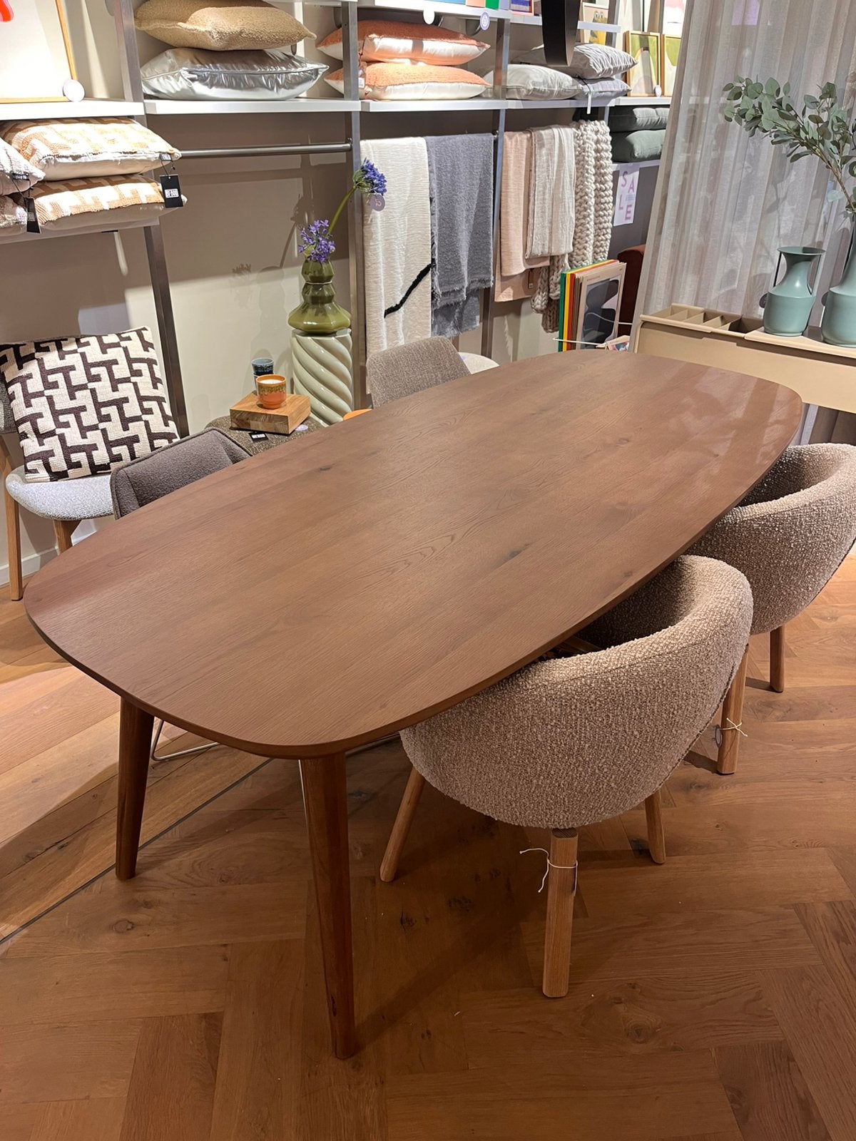 Eleonora eettafel Elijah, Bruin, Sevn, 50 tot 100 cm, Nieuw, Vijf personen of meer