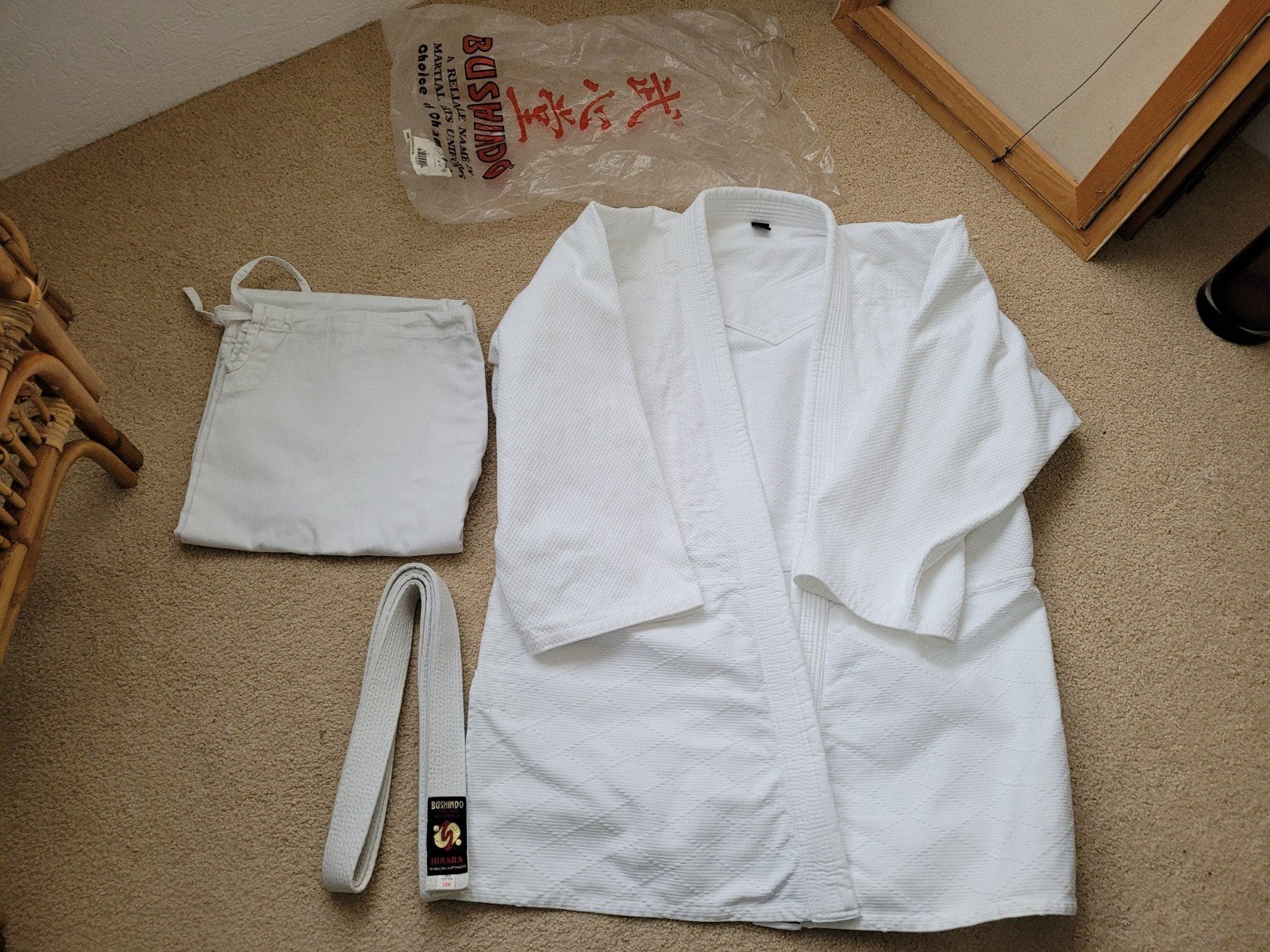 Bushindo Hirara Judo Karate Pak maat 180, Judo, Maat L, Ophalen of Verzenden, Nieuw