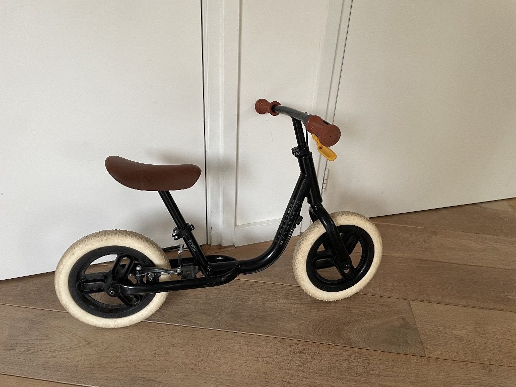 LOOPFIETS RUNRIDE 500 - 10 INCH ZWART, Ophalen of Verzenden, Zo goed als nieuw, Loopfiets