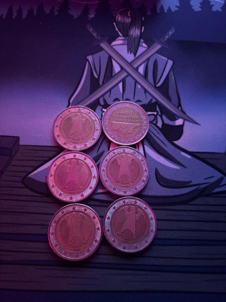 2 Euro munten - Duitsland en Nederland, Postzegels en Munten, Munten | Europa | Euromunten, Verzenden, Overige landen, 2 euro