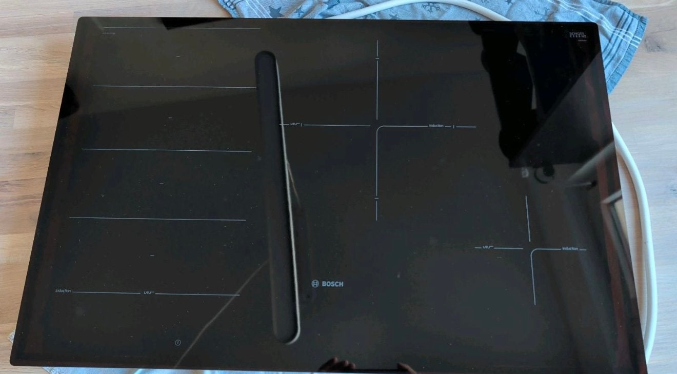 Bosch inductie kookplaat 80 cm 4 zone’s flex PXE801DC1E zgan, Witgoed en Apparatuur, Kookplaten, Zo goed als nieuw, Energieklasse A of zuiniger