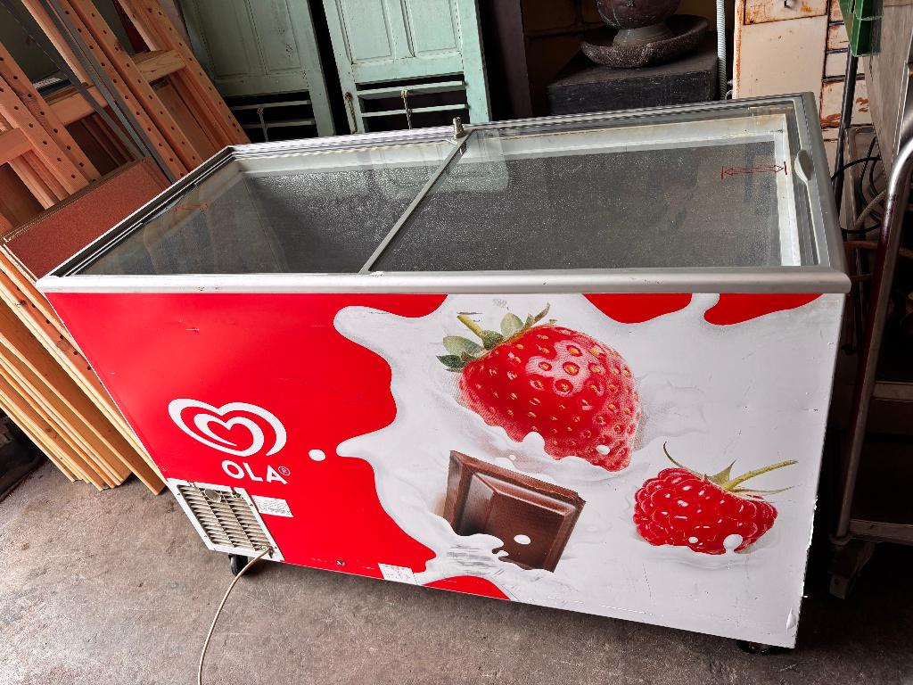 OLA vrieskist op wielen, Vrieskist, Gebruikt, Vrijstaand, 90 cm of meer