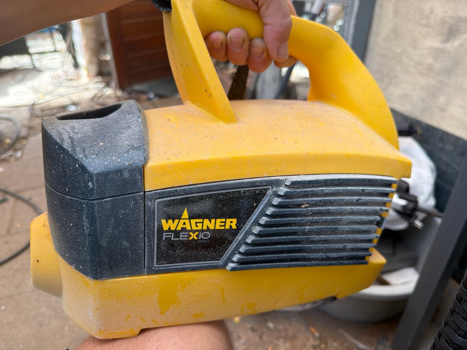 Wagner Flexio 690 verfspuit, Ophalen of Verzenden, Gebruikt, Verfspuit of Verfpomp