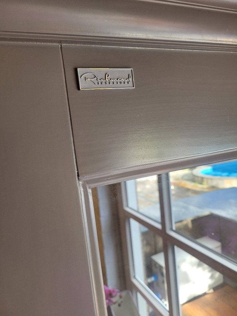 ACTIE Mooie Landelijke Grijze Buffetkast/ Winkelkast (2670A), Huis en Inrichting, Kasten | Buffetkasten, Gebruikt, 200 cm of meer
