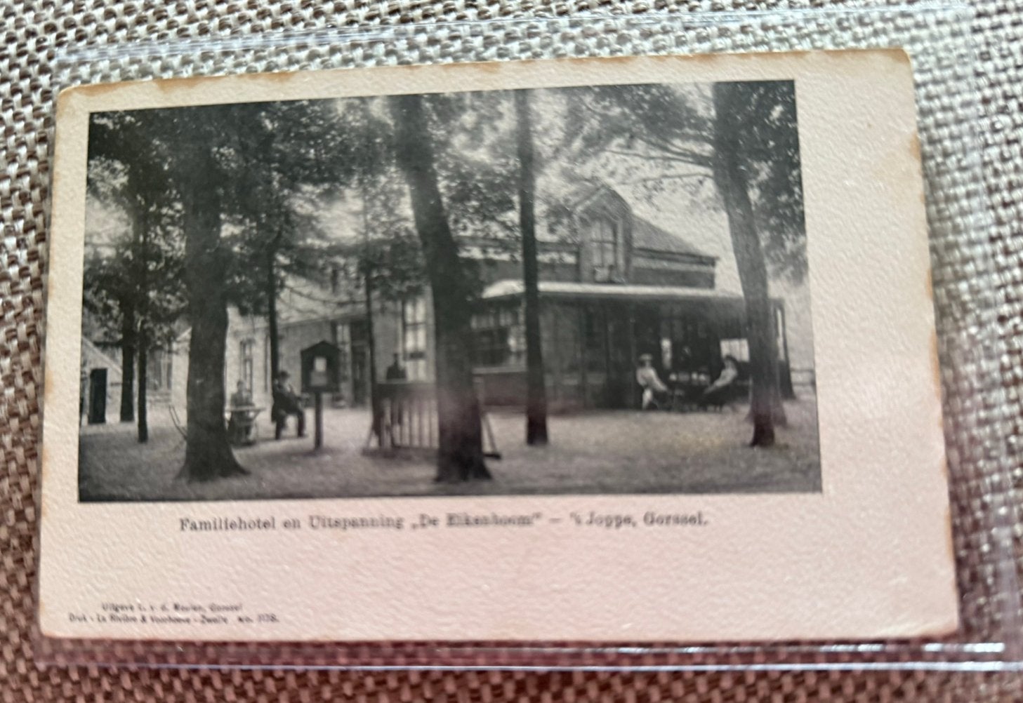 Joppe bij Gorssel – hotel  en Uitspanning De Eikenboom, Ophalen of Verzenden, Voor 1920, Gelderland