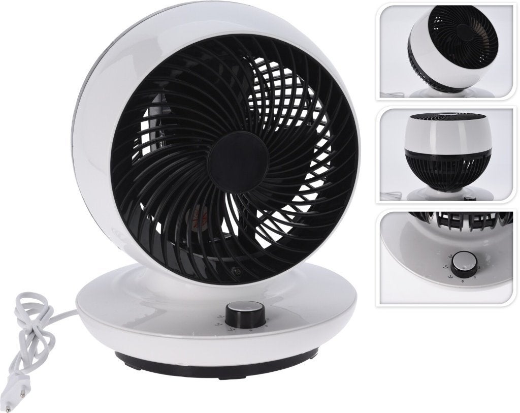 Ventilator Tafelventilator met 3 snelheden, 45W. Nieuwe, Witgoed en Apparatuur, Ventilatoren, Ophalen, Nieuw, Tafelventilator