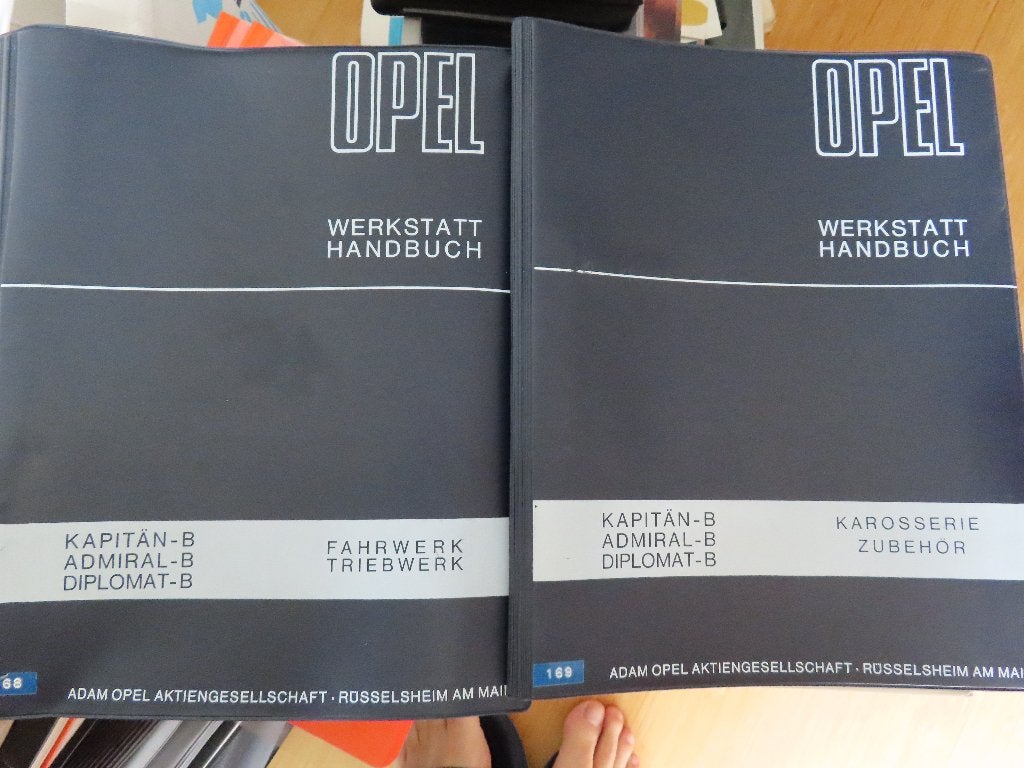 Werkplaatshandboek Opel Kapitan, Admiral, Diplomat 1969, Ophalen of Verzenden