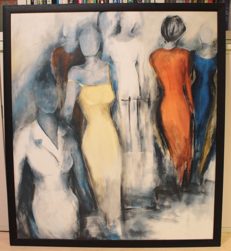 Fine-art print "Begegnung" van Marianne Korbien-Braun, Antiek en Kunst, Kunst | Schilderijen | Klassiek, Ophalen, Paneel, Abstract
