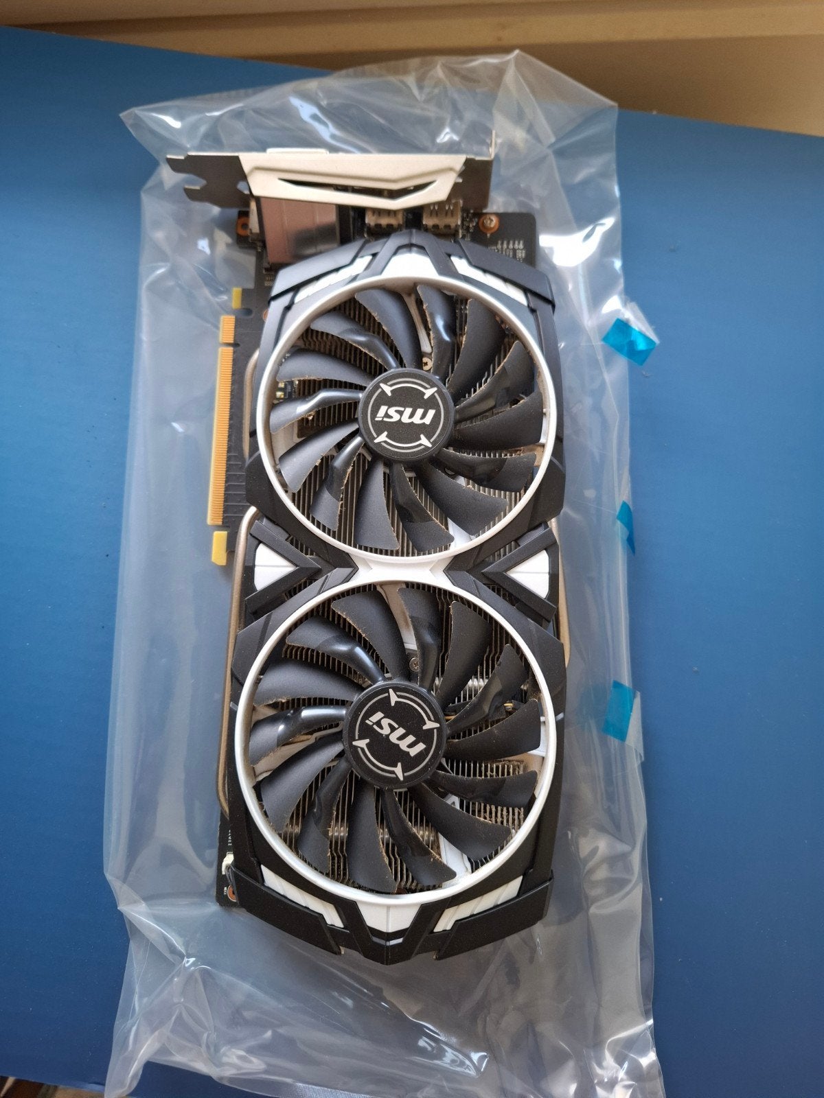 MSI GTX 1060 6GB Armor, Computers en Software, Videokaarten, Ophalen, Zo goed als nieuw, GDDR5, PCI-Express 3