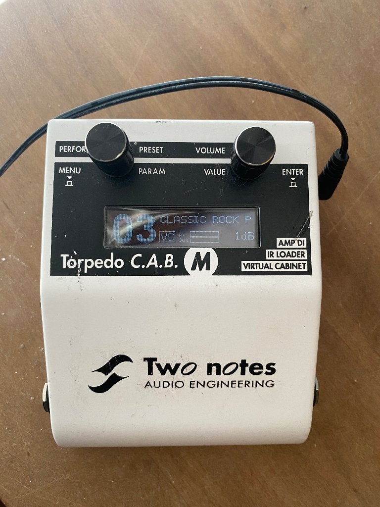 Two Notes Torpedo C.A.B. M+, Muziek en Instrumenten, Versterkers | Bas en Gitaar, Ophalen of Verzenden, Gebruikt, Gitaar, Minder dan 50 watt