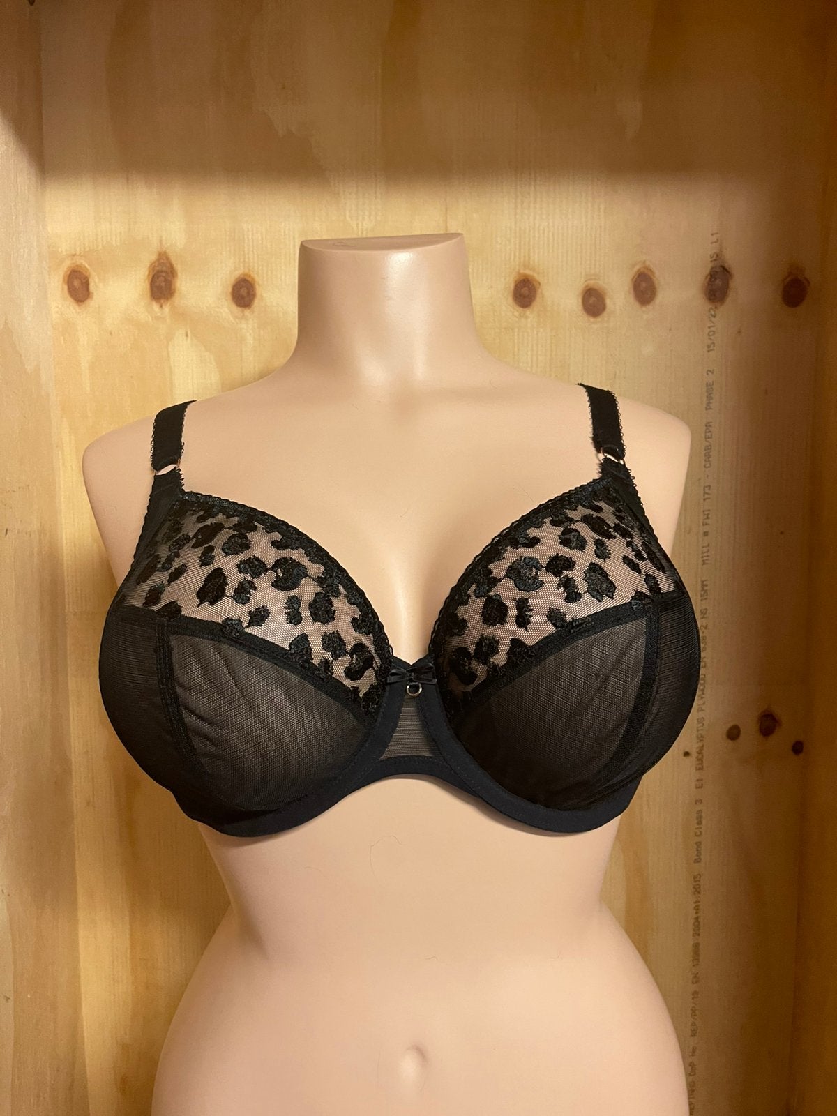 Elomi bh 95g - 100g - 80h - 85h - 95h - 80j - 85j namrah, Verzenden, Zwart, BH