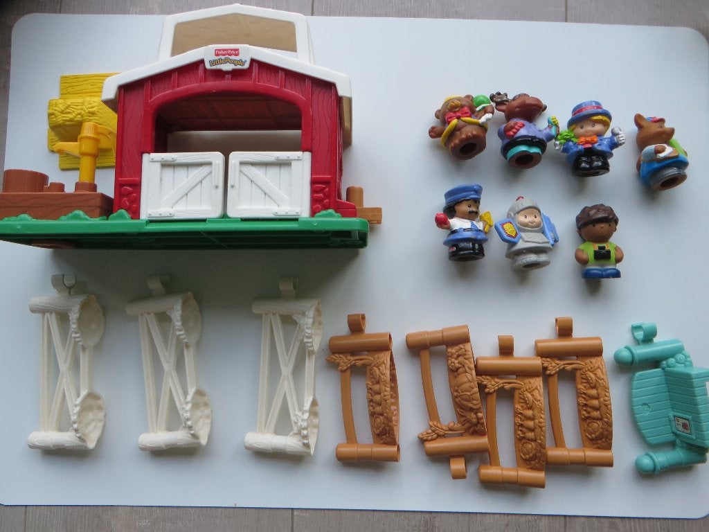 Set Fisher Price / Little People (met boerderij), Kinderen en Baby's, Speelgoed | Fisher-Price, Ophalen of Verzenden, Gebruikt