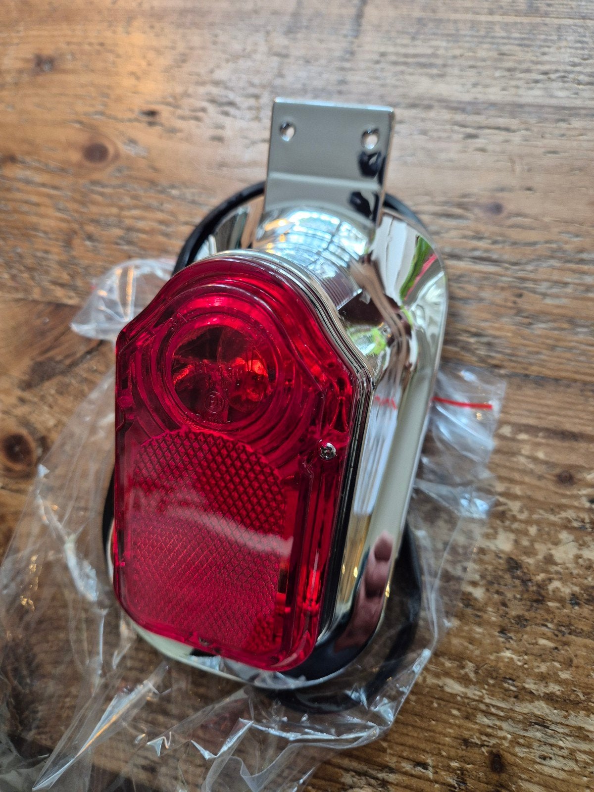 Mokix Achterlicht Uniopbouw Chroom Rood, Ophalen of Verzenden, Nieuw, Overige typen, Mokix