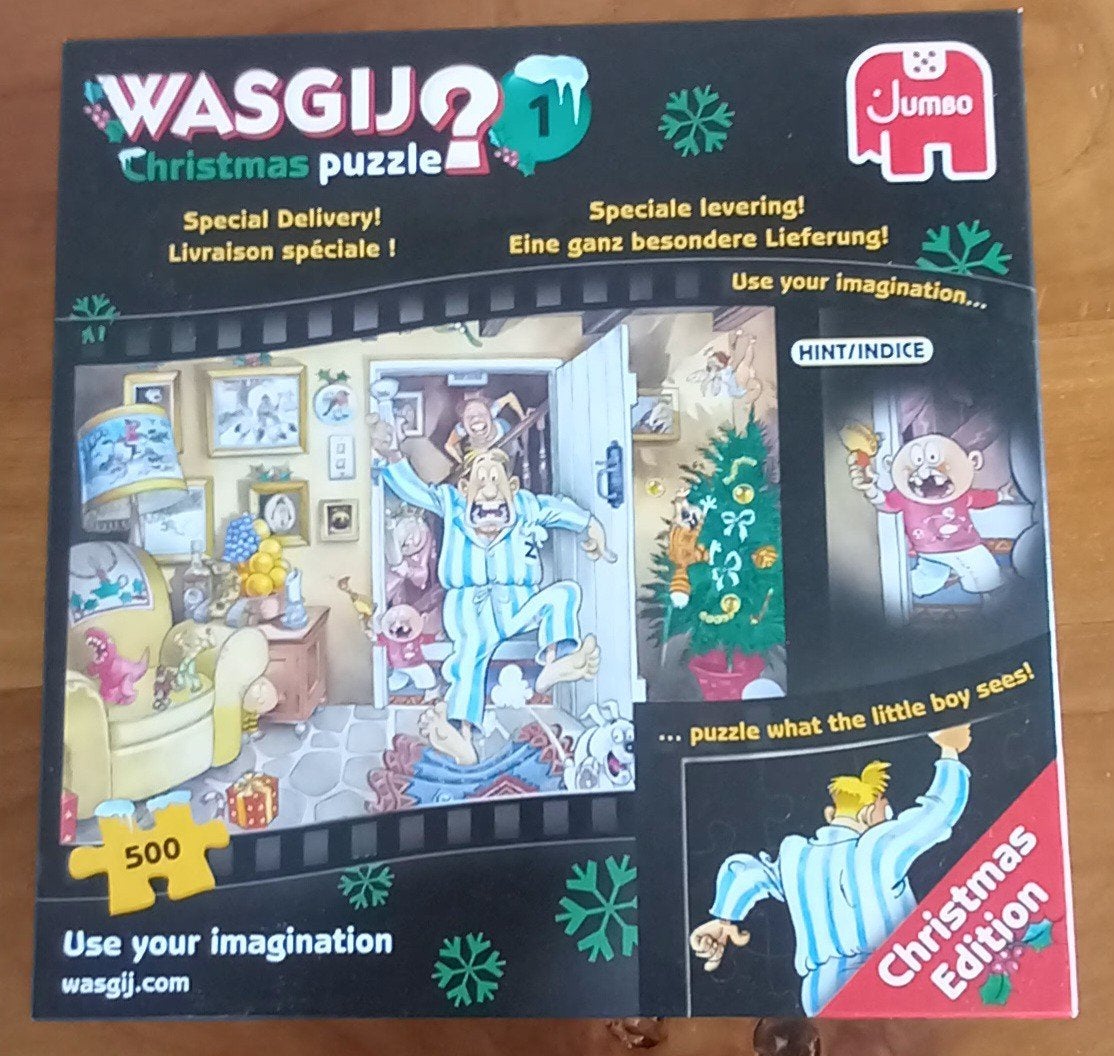 Wasgij Christmas 1 Special Delivery 500 stukjes puzzel, Ophalen of Verzenden, 500 t/m 1500 stukjes, Gebruikt, Legpuzzel