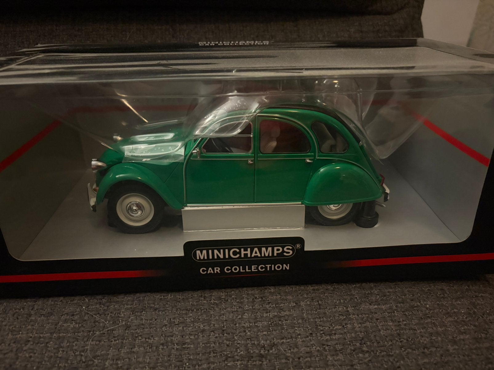 Citroen 2cv. Donker groen ( flodder ), Ophalen of Verzenden, Nieuw, Auto, MiniChamps