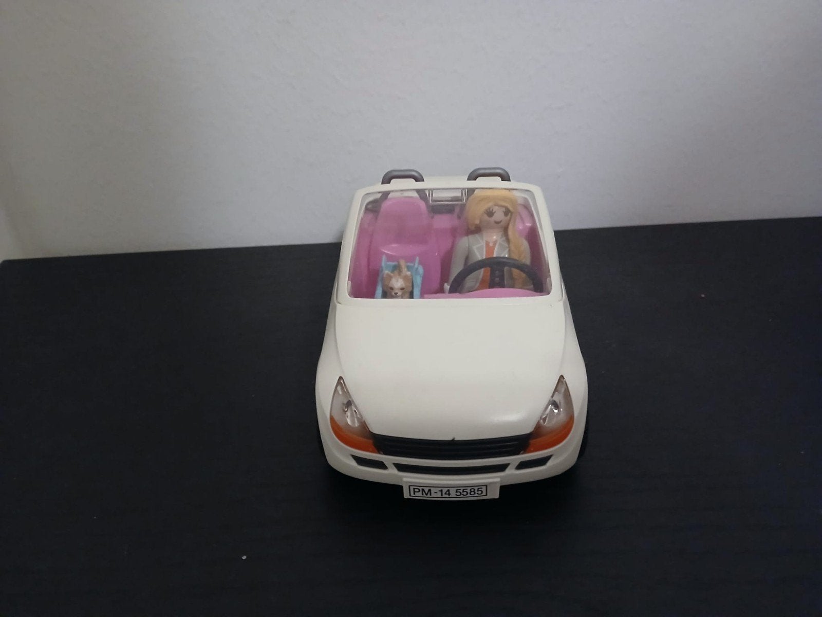 Playmobil auto met poppetje en hondje, Ophalen, Zo goed als nieuw