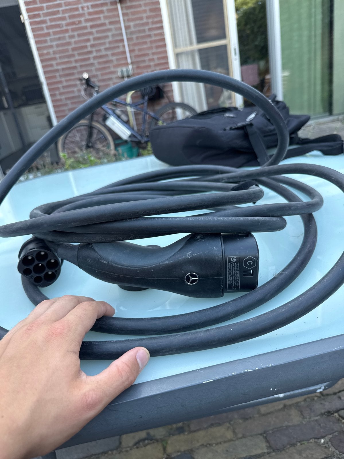 Mercedes Oplaadkabel Type 2 - Mennekes, Ophalen, Gebruikt