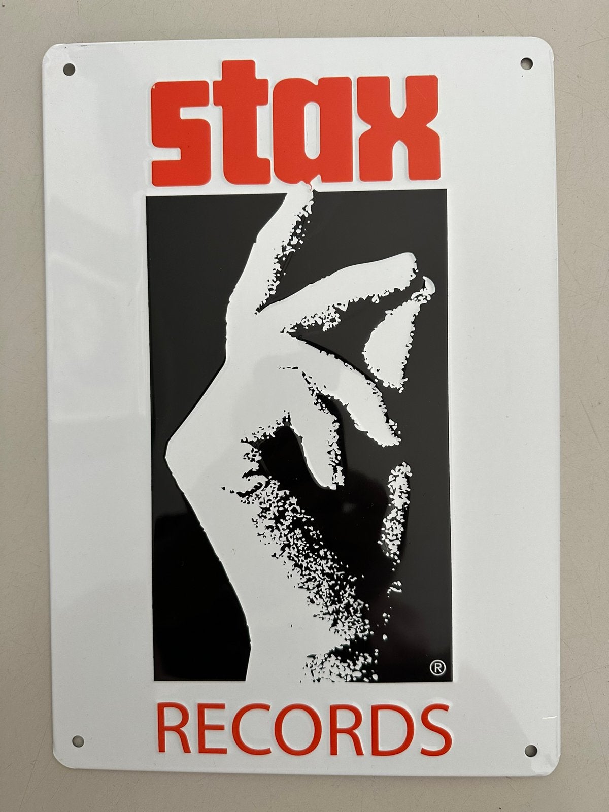 STAX reclamebord en (aankoop) tasje, Ophalen of Verzenden, Zo goed als nieuw, Poster, Artwork of Schilderij