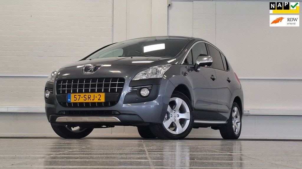 Peugeot 3008 1.6 THP Allure Navigatie Goed onderhouden Mooi!, Euro 5, Stof, Gebruikt, Zwart