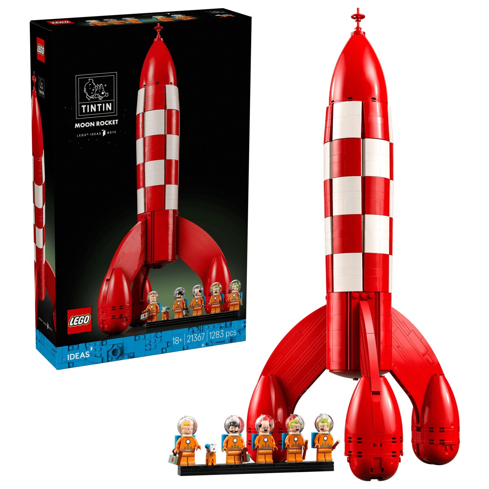 Lego Ideas Kuifje Tintin maanraket 21367, Lego, Lego, Lego, Nieuw