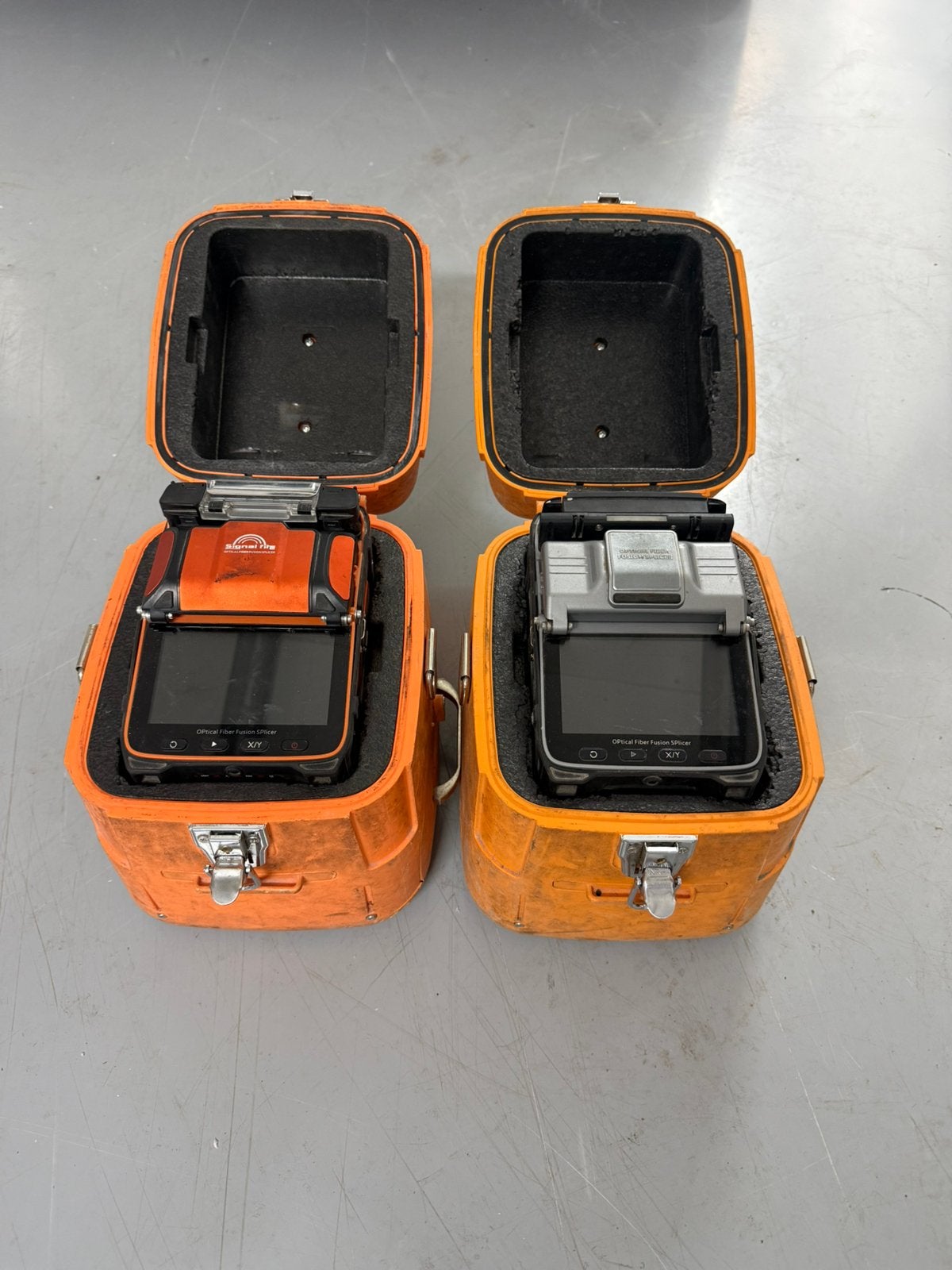 Glasvezel Fusion Splicer VIAVI OLP-37X Glasvezel Lasapparaat, Ophalen, Gebruikt, 250 ampère of meer
