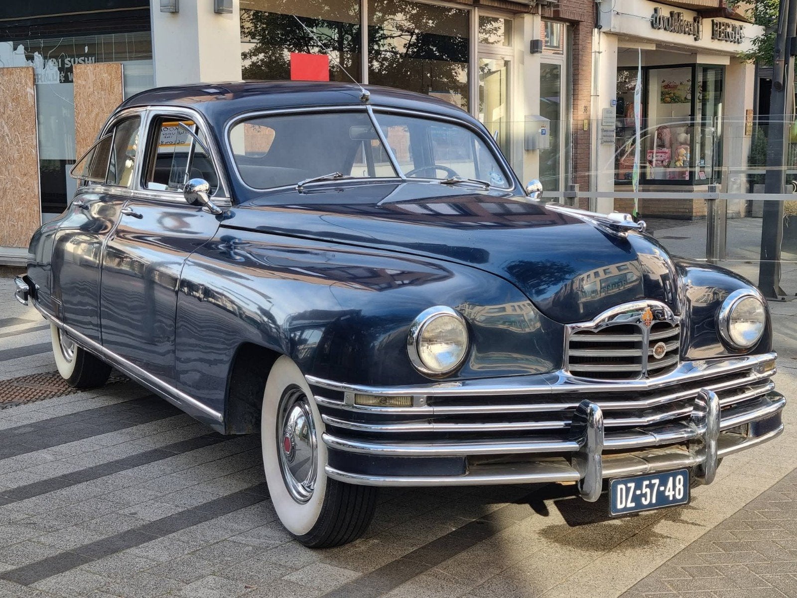 Packard 1948 Blauw, Auto's, 136 pk, Blauw, Bedrijf, 6 stoelen