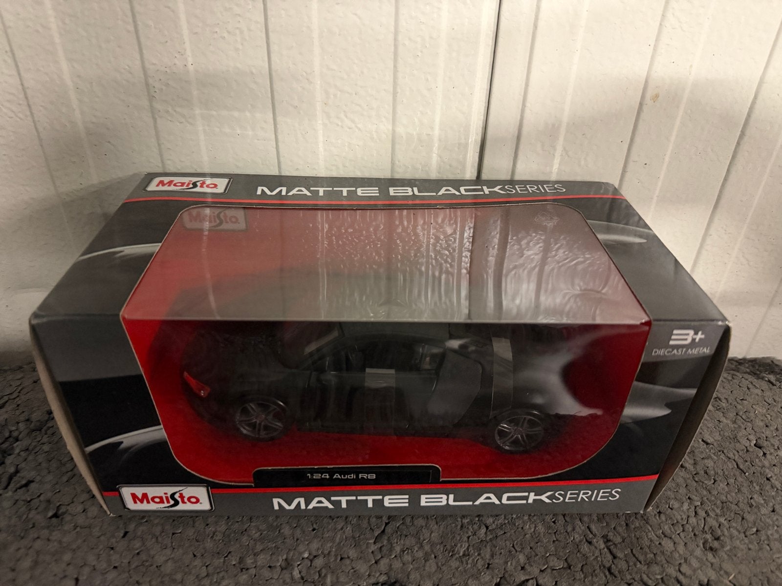 Miniatuur auto Audi R8 Maisto Matte Black Series nieuw, Ophalen, Nieuw, Auto, Overige merken