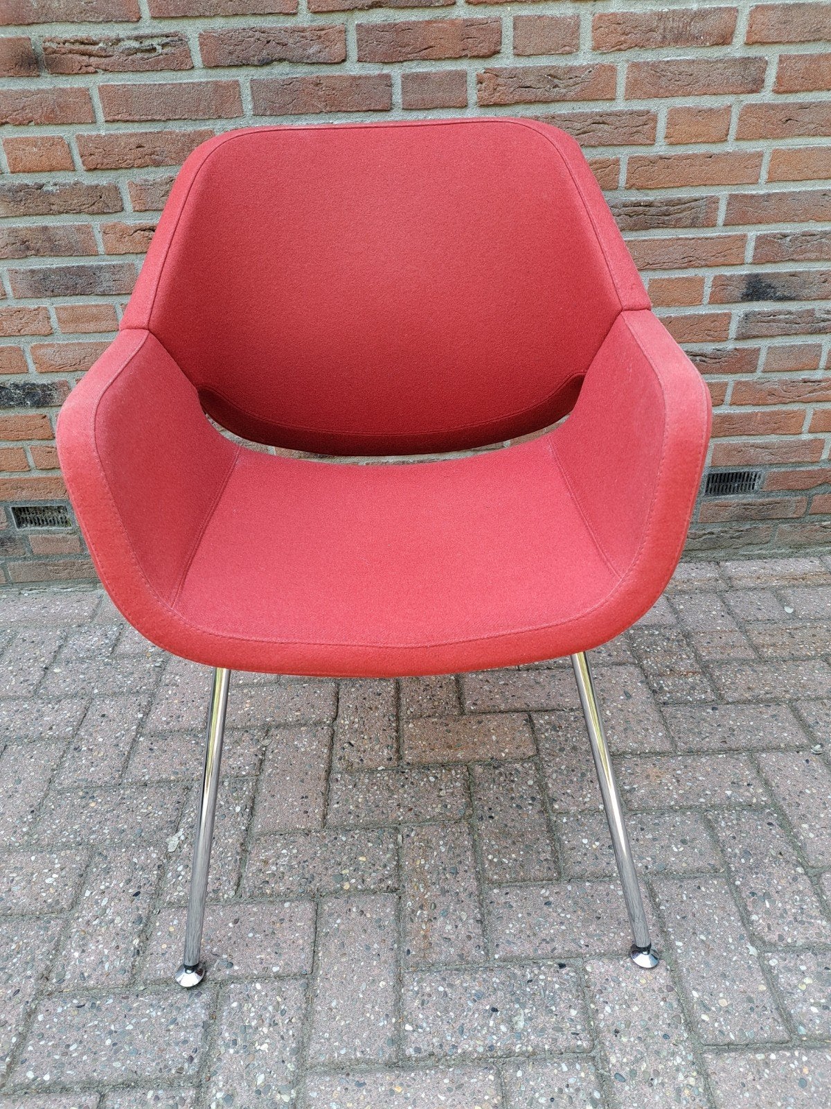 Design stoel Artifort, Ophalen, Gebruikt, Stof, Rood