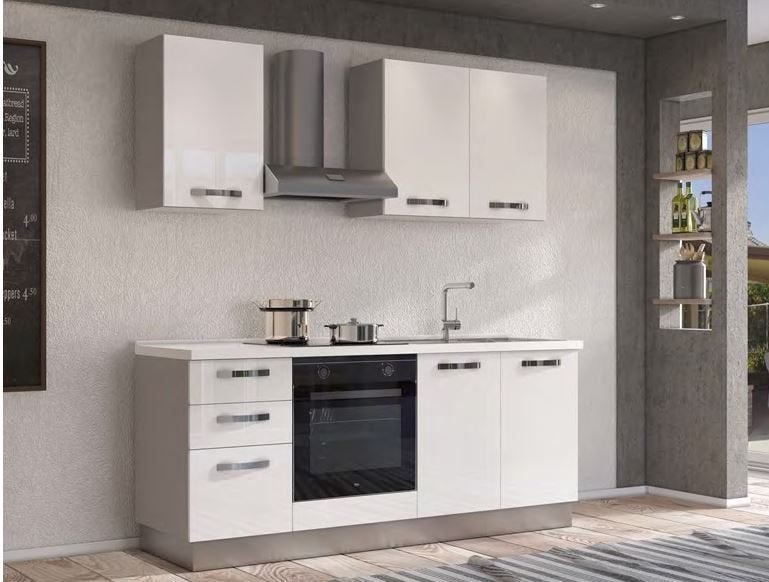 Keuken Ice 195, Ophalen of Verzenden, Nieuw, Wit, Enkelwandige keuken