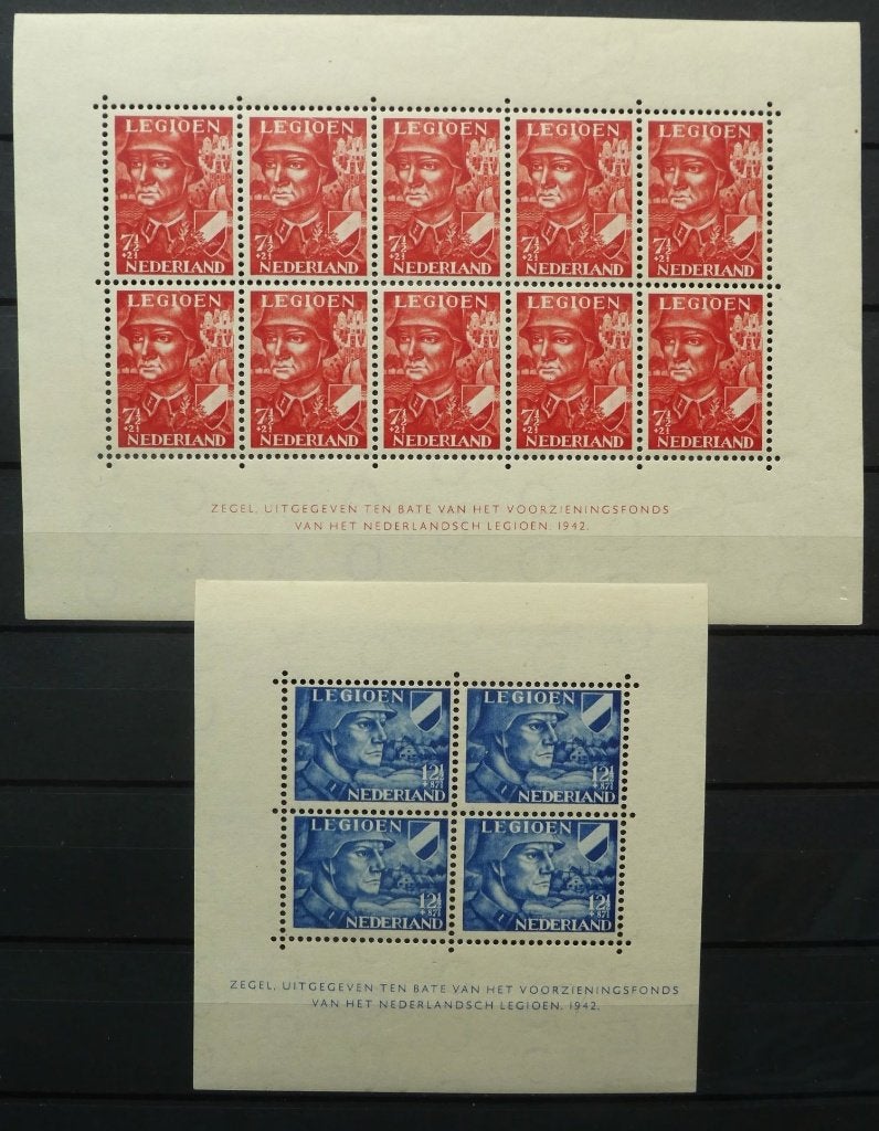 1942 Legioenblokken 402B-403B ongebruikt (B39-1), Ophalen of Verzenden, Na 1940