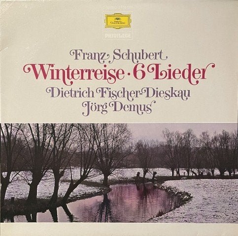 2 LP Franz Schubert – Winterreise 2726 058, Cd's en Dvd's, Vinyl | Klassiek, LP, Kamermuziek, Schubert, Ophalen of Verzenden