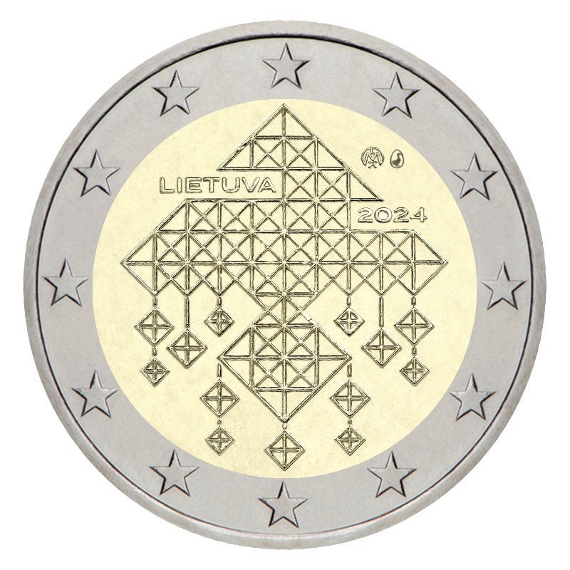 Litouwen 2 euro munt Sodai / Stro tuinen 2024 UNC, Postzegels en Munten, Munten | Europa | Euromunten, Ophalen of Verzenden, Overige landen