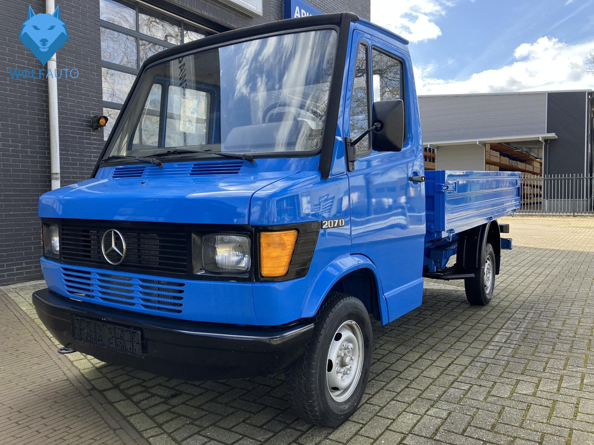 Mercedes-Benz 207D Pick Up GERESTAUREERD!, Gebruikt, 4 cilinders, Blauw, Mercedes-Benz
