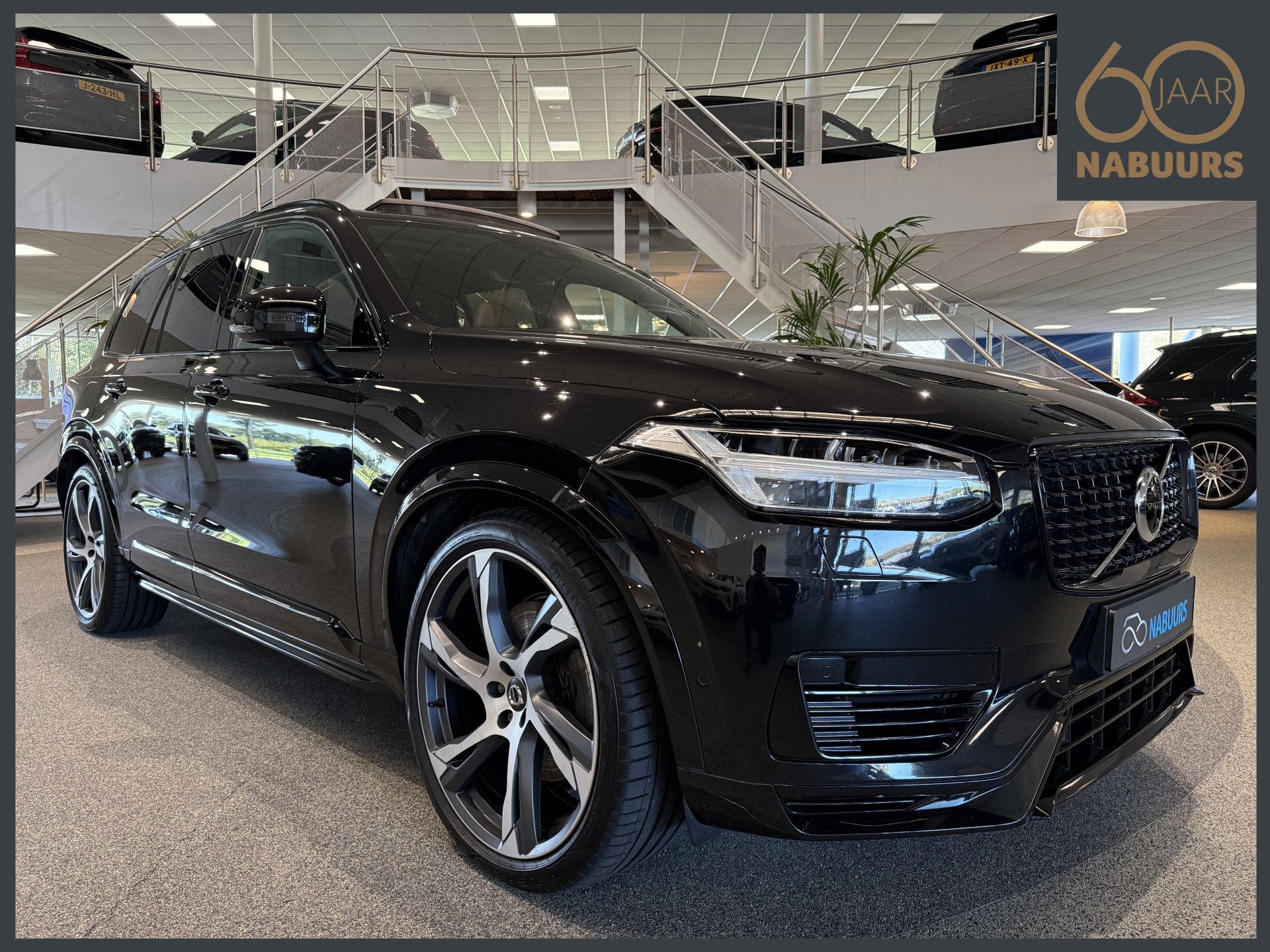 Volvo XC90 2.0 T8 Recharge AWD R-Design, Trekhaak, Luchtveri, 12 maanden, 4 cilinders, Zwart, Bedrijf