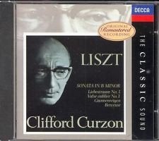 LISZT Sonata in b minor CD CURZON DECCA TOP CONDITIE, Ophalen of Verzenden, Romantiek, Zo goed als nieuw, Kamermuziek